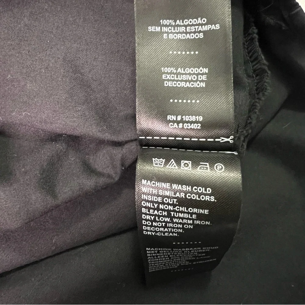 Women's Silver Wing Script Font Solid Twill Shirt Harley Davidson - Picture 8 of 8